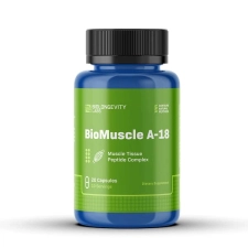 BIOLONGEVITY  BIOMUSCLE – A-18 MUSCLE PEPTIDE BIOREGULATOR (GOTRATIX) 20 CAPSULES