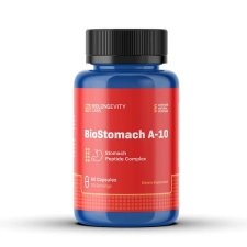 BIOLONGEVITY  BIOSTOMACH – A-10 STOMACH PEPTIDE BIOREGULATOR (STAMAKORT) 60 CAPSULES