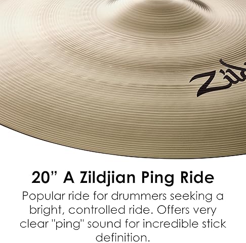 ZILDJIAN 20-INCH RIDE CYMBAL A0042 PROFESSIONAL DRUM CYMBAL FOR DRUMMERS