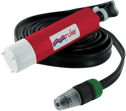 RULE IL280PK 280 GPH 12V INLINE SUBMERSIBLE MARINE PUMP KIT FOR BOATS AND WATER SYSTEMS