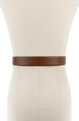 MICHAEL KORS WOMENS 1.25 ADJUSTABLE LEATHER BELT - STYLISH NON-REVERSIBLE ACCESSORY