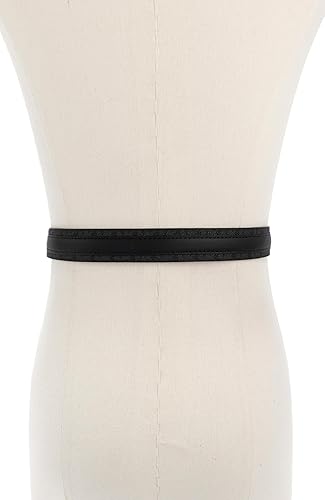 MICHAEL KORS WOMENS LEATHER LOGO BELT 1.1 INCH ADJUSTABLE STYLISH EVERYDAY ACCESSORY
