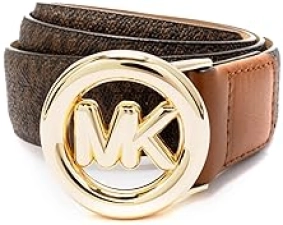 MICHAEL KORS WOMENS 32MM LEATHER BELT NON-REVERSIBLE STYLISH AND DURABLE ACCESSORY