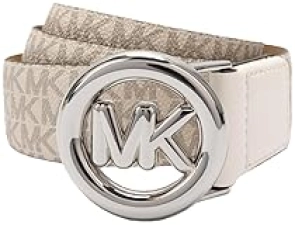 MICHAEL KORS WOMENS 1.25 LEATHER BELT ADJUSTABLE FIT STYLISH NON-REVERSIBLE ACCESSORY