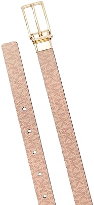 MICHAEL KORS WOMENS 0.78 INCH REVERSIBLE LOGO BELT ADJUSTABLE STYLISH EVERYDAY ACCESSORY