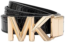 MICHAEL KORS WOMENS 1.1 REVERSIBLE ADJUSTABLE BELT STYLISH EVERYDAY ACCESSORY
