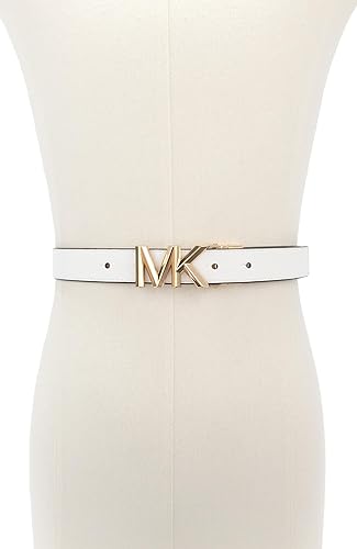 MICHAEL KORS WOMENS 1.1 INCH REVERSIBLE ADJUSTABLE BELT STYLISH EVERYDAY ACCESSORY