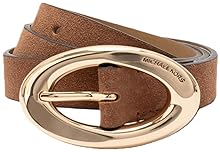 MICHAEL KORS WOMENS 1-INCH SUEDE BELT ADJUSTABLE STYLISH NON-REVERSIBLE EVERYDAY ACCESSORY