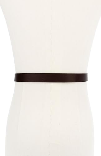 MICHAEL KORS WOMENS 25MM NON-REVERSIBLE LEATHER BELT STYLISH AND DURABLE ACCESSORY