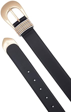 MICHAEL KORS WOMENS 35MM LEATHER BELT STYLISH DESIGNER FASHION ACCESSORY