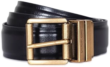 MICHAEL KORS WOMENS 1.5 INCH REVERSIBLE BELT WITH FLATTENED EDGE STYLISH FASHION ACCESSORY
