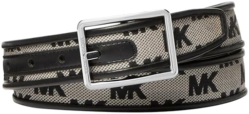 MICHAEL KORS MENS 34MM REVERSIBLE LEATHER BELT STYLISH AND ADJUSTABLE DESIGNER ACCESSORY