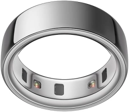 OURA RING 4 SILVER SIZE 8 SLEEP TRACKER, ACTIVITY MONITOR, WOMEN S HEALTH, AI ADVISOR, 8-DAY BATTERY