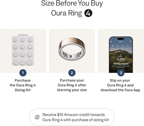 OURA RING 4 ROSE GOLD SIZE 8 SLEEP, ACTIVITY HEALTH TRACKER, AI ADVISOR, 8-DAY BATTERY, ANDROID IOS