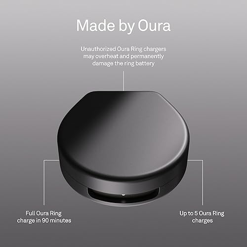 OURA RING 4 CHARGING CASE SIZE 8 HOLDS UP TO 5 CHARGES FOR OURA RING 4