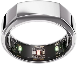 OURA RING GEN3 HERITAGE SILVER SIZE 6 WITH SIZING KIT SLEEP, HEART RATE FITNESS TRACKER