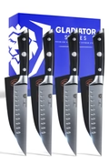 DALSTRONG GLADIATOR SERIES 4-PIECE STRAIGHT-EDGE STEAK KNIFE SET
