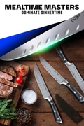 DALSTRONG GLADIATOR SERIES 4-PIECE STRAIGHT-EDGE STEAK KNIFE SET