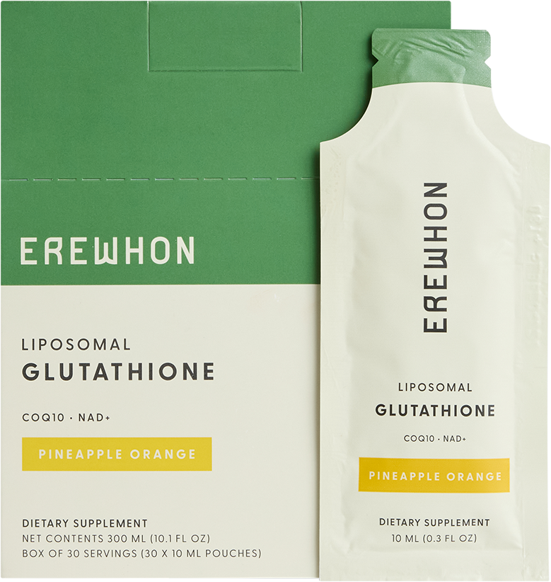 EREWHON  LIPOSOMAL GLUTATHIONE PINEAPPLE ORANGE (30 CT)  10 ML