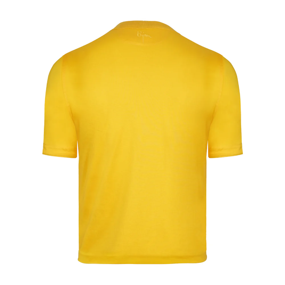 BIJAN YELLOW  BIJAN YELLOW WITH YELLOW CREST SHORT SLEEVE T-SHIRT