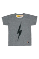 AVIATOR NATION  KID'S BOLT TEE - HEATHER GREY