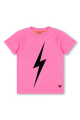 AVIATOR NATION  KID'S BOLT TEE - NEON PINK