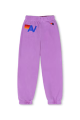 AVIATOR NATION KID'S LOGO SWEATPANTS - NEON PURPLE