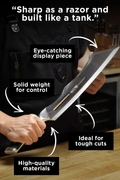 DALSTRONG 14" ANNIHILATOR MEAT CLEAVER WITH STAND + 15" MEAT TENDERIZER THE GLADIATOR BUNDLE