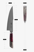 DALSTRONG SPARTAN GHOST™ SERIES CHEF'S KNIFE 8"