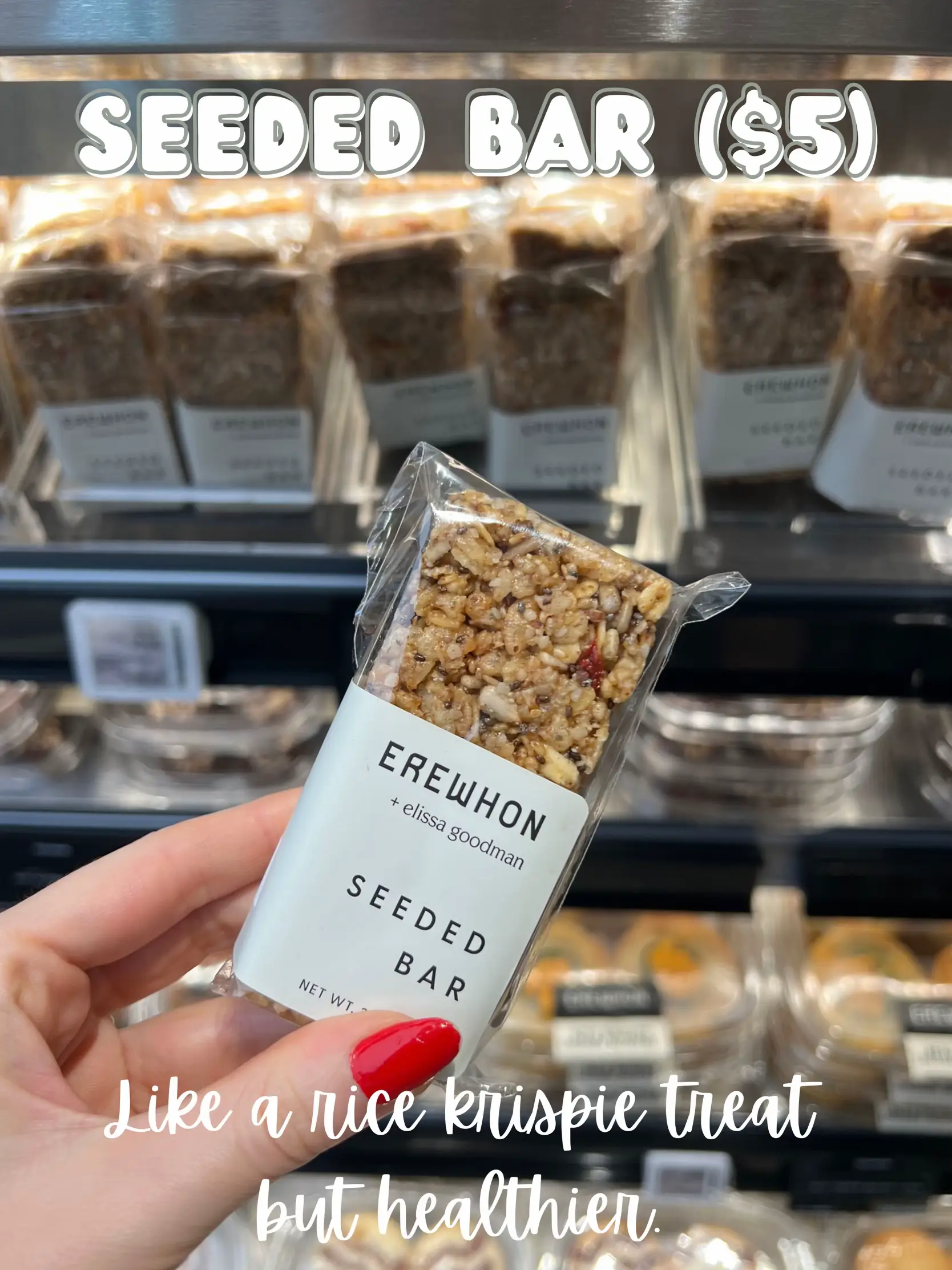 EREWHON SEEDED BAR BY ELISSA GOODMAN | 2OZ