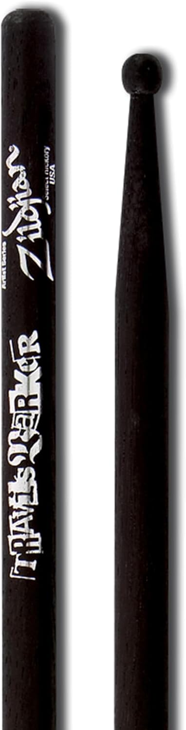 ZILDJIAN TRAVIS BARKER BLACK ARTIST SERIES DRUMSTICKS PROFESSIONAL QUALITY DRUM STICKS