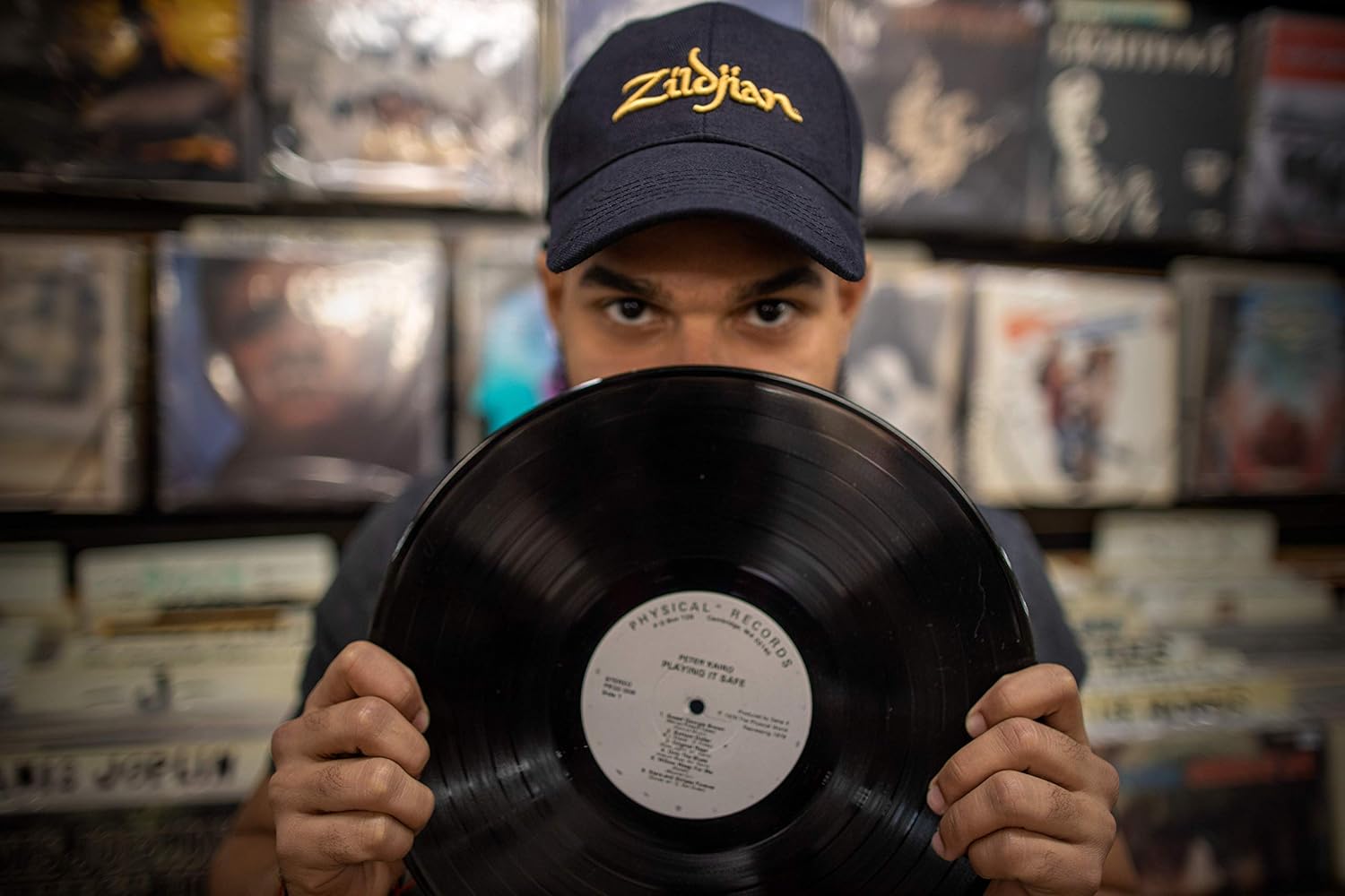 ZILDJIAN BLACK CLASSIC BASEBALL CAP ONE SIZE ADJUSTABLE HAT FOR MEN AND WOMEN