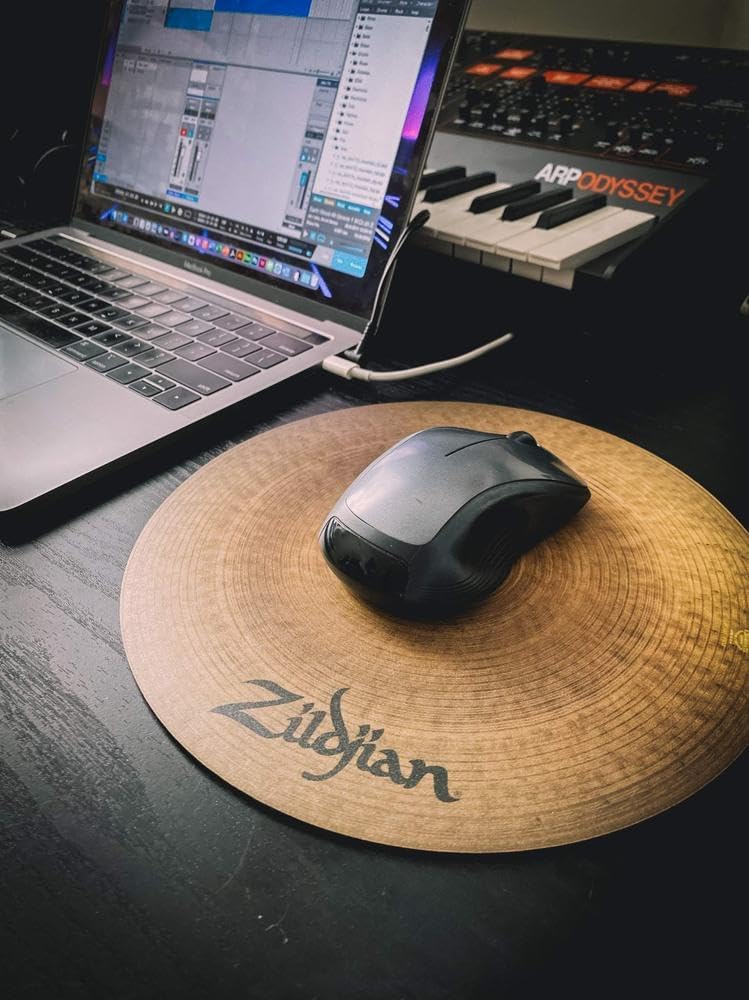 ZILDJIAN STANDARD MOUSE PAD DURABLE DRUMSTICK DESIGN, PERFECT FOR MUSICIANS AND FANS