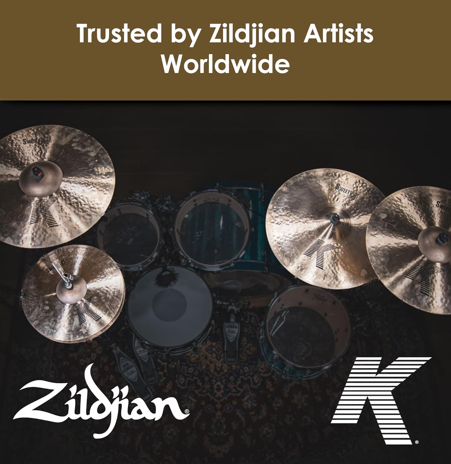 ZILDJIAN K SERIES 8-INCH SPLASH CYMBAL PROFESSIONAL PERCUSSION INSTRUMENT