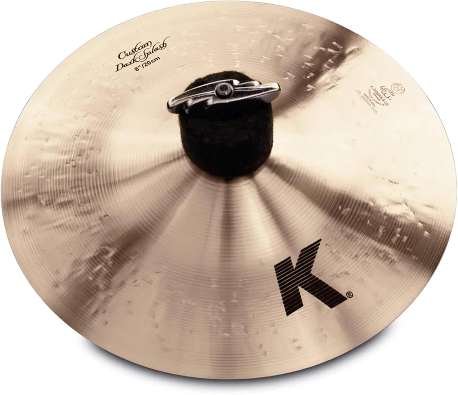 ZILDJIAN 8 K CUSTOM DARK SPLASH CYMBAL K0930 PROFESSIONAL CAST DRUM CYMBAL