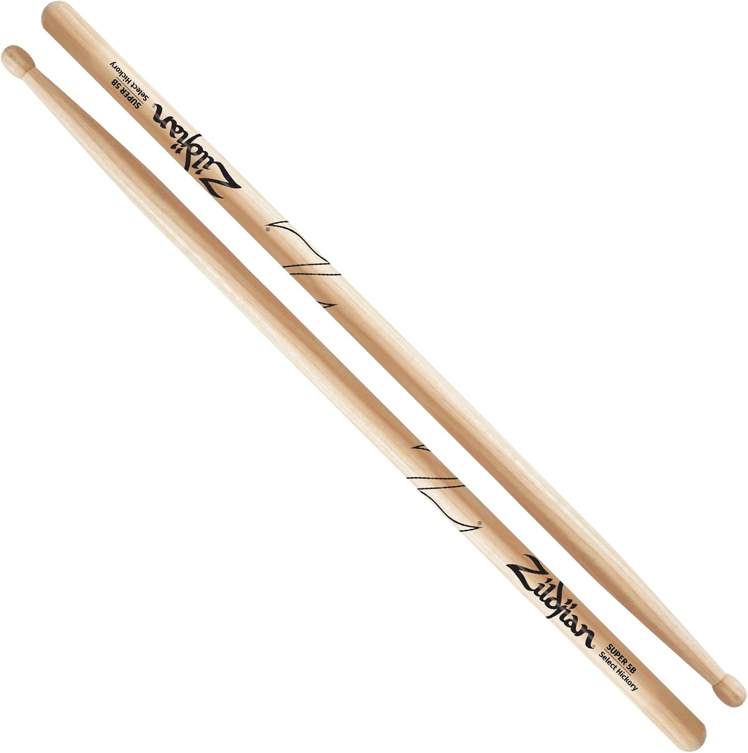 ZILDJIAN SUPER 5B DRUMSTICKS PROFESSIONAL WOODEN DRUM STICKS FOR DRUMMERS