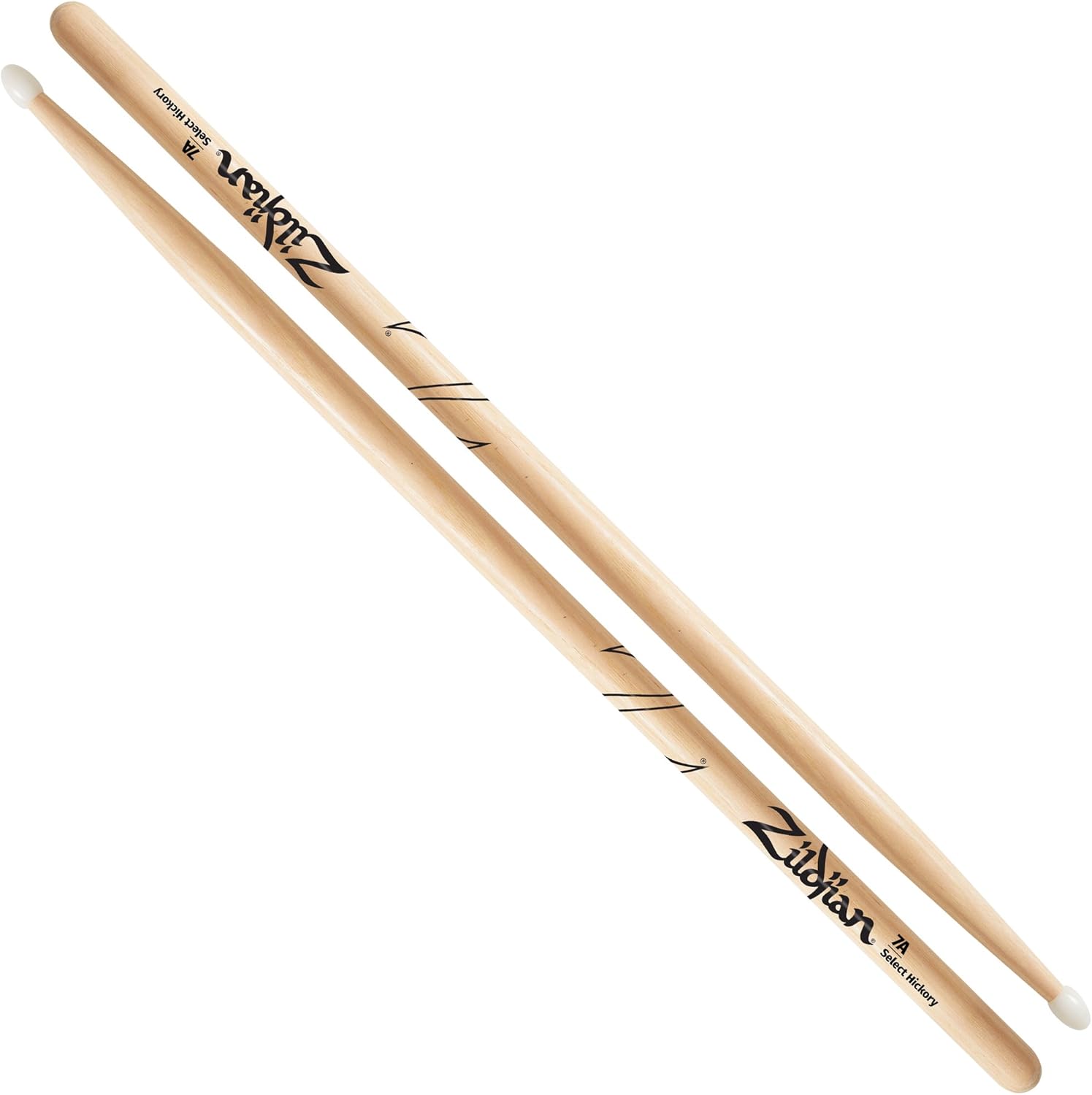 ZILDJIAN 7A NYLON TIP DRUMSTICKS LIGHTWEIGHT, DURABLE DRUM STICKS FOR DRUMMERS