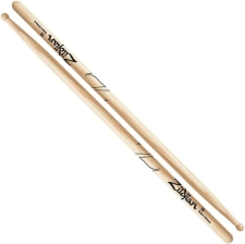 ZILDJIAN 7A DRUMSTICKS LIGHTWEIGHT HICKORY DRUM STICKS FOR JAZZ AND PRACTICE SESSIONS
