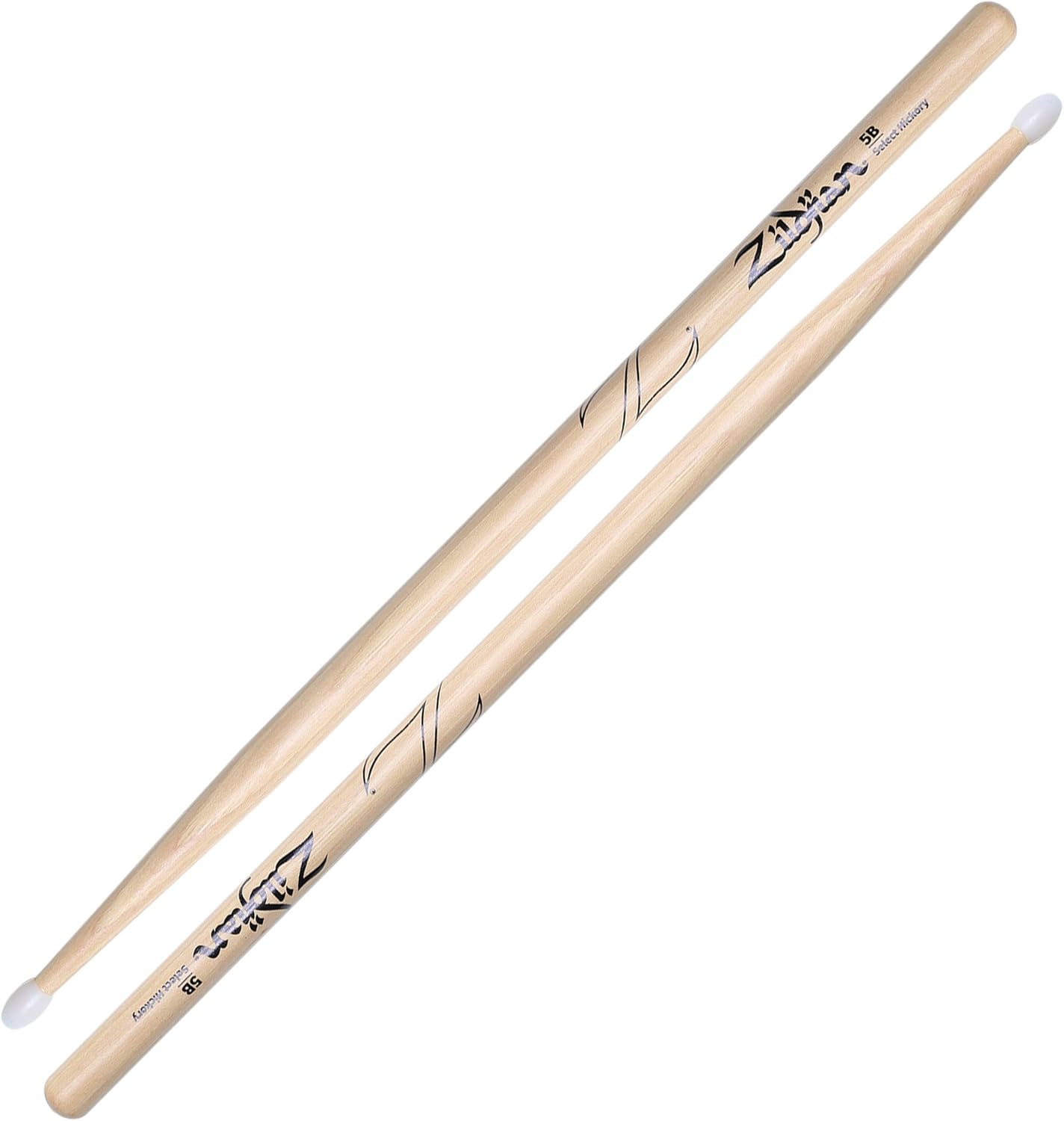 ZILDJIAN 5B NYLON TIP DRUMSTICKS DURABLE, LIGHTWEIGHT DRUM STICKS FOR DRUMMERS