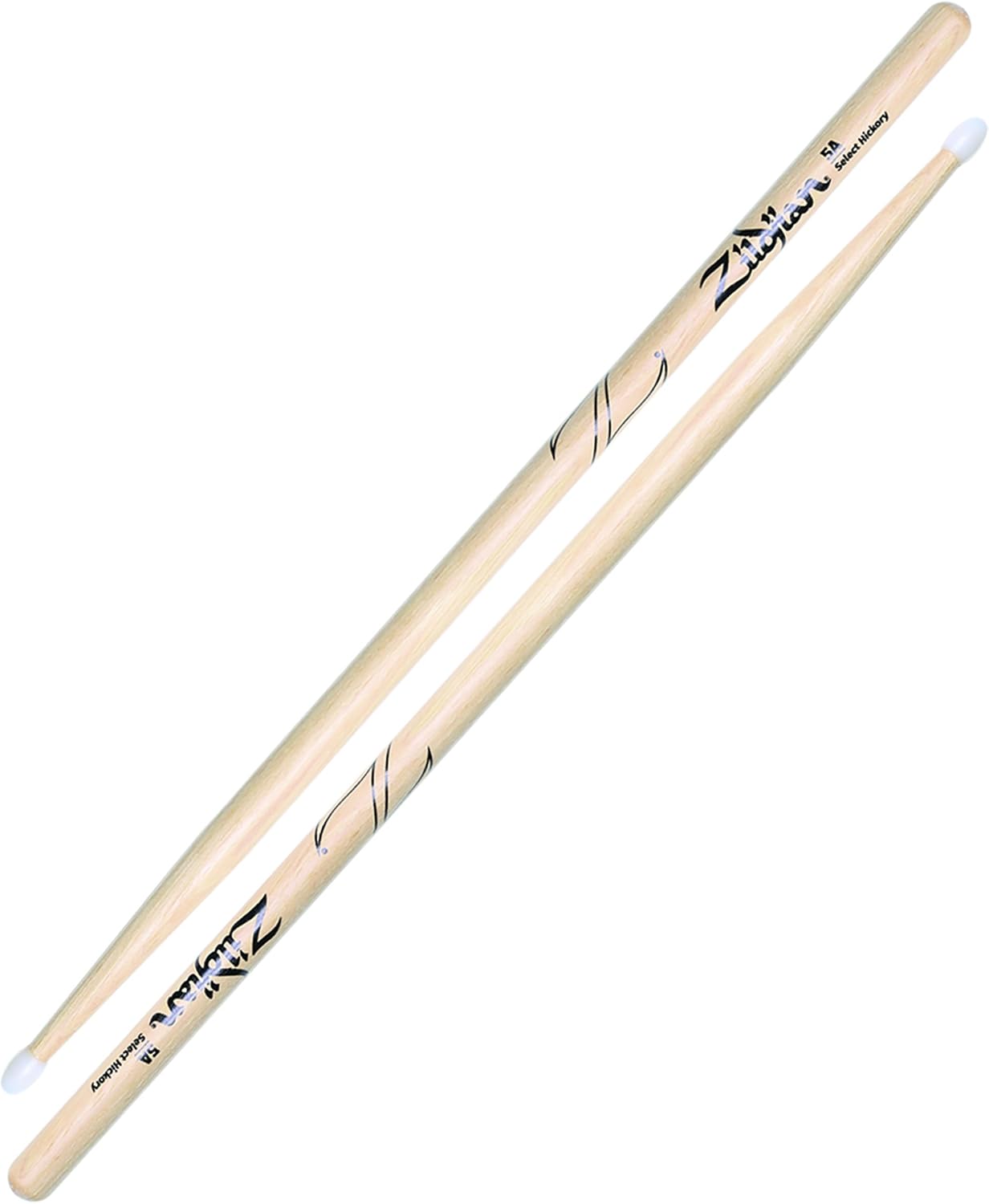 ZILDJIAN 5A NYLON TIP DRUMSTICKS DURABLE, LIGHTWEIGHT DRUM STICKS FOR ALL STYLES