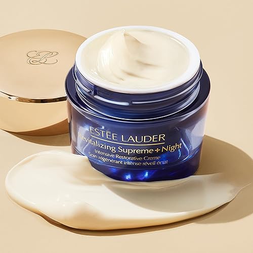 ESTéE LAUDER REVITALIZING SUPREME NIGHT CREAM WITH HYALURONIC ACID, ANTI-AGING MOISTURIZER 1.7 OZ