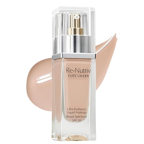 ESTéE LAUDER RE-NUTRIV ULTRA RADIANCE LIQUID FOUNDATION SPF 20 HYDRATING, LONG-WEAR, 1OZ