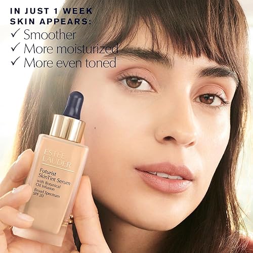 ESTéE LAUDER FUTURIST SKIN TINT SERUM FOUNDATION SPF 20 LIGHT COVERAGE 1OZ WITH GLYCERIN