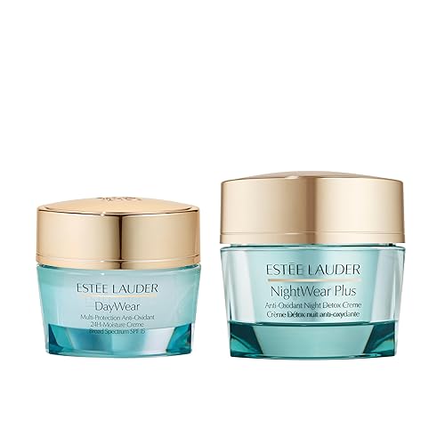 ESTéE LAUDER DAYWEAR SPF 15 NIGHTWEAR DETOX CREAM HYDRATION DUO FOR NORMAL COMBO SKIN