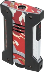 DEFI EXTREME MATTE RED CAMO LIGHTER DURABLE OUTDOOR WINDPROOF DESIGN REF 021451