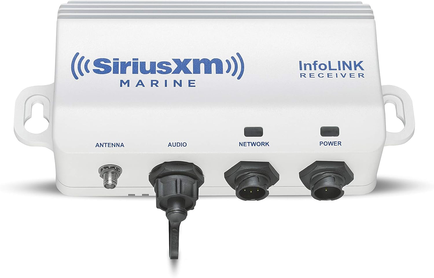 SIMRAD WM-4 SIRIUSXM MARINE SATELLITE WEATHER AUDIO RECEIVER WITH SHAKESPEARE SRA-50 ANTENNA