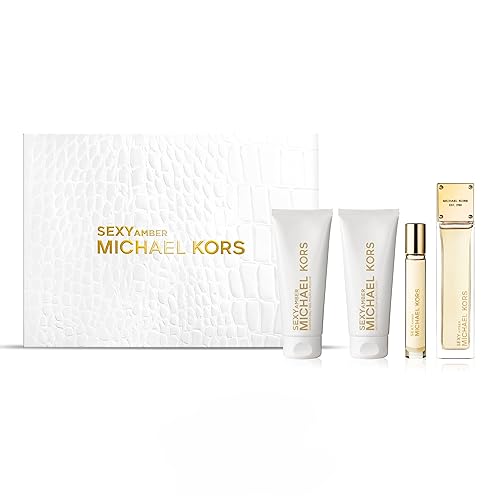 MICHAEL KORS SEXY AMBER EAU DE PARFUM GIFT SET FOR WOMEN LUXURY FRAGRANCE COLLECTION
