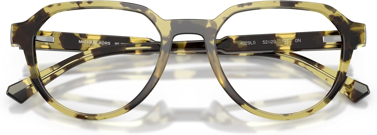MICHAEL KORS MK2280U LANAI MEN S HEXAGONAL PRESCRIPTION EYEWEAR FRAMES WITH SUN CLIP-ONS
