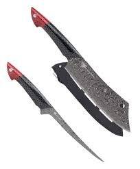 DALSTRONG SCORPION SERIES 8" CRIXUS KNIFE + 7" FILLET KNIFE MEAT PREP BUNDLE