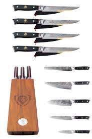 DALSTRONG 4-PC STEAK KNIFE SET + 5-PC KNIFE BLOCK SET SHOGUN BUNDLE